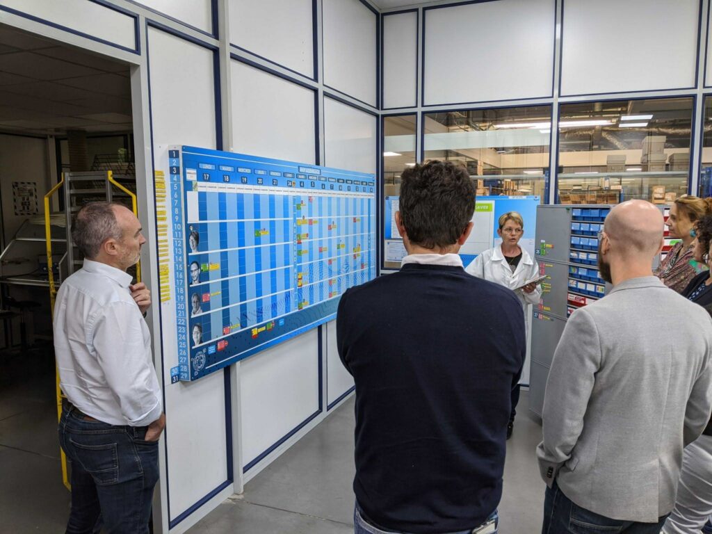 Pour le transformation organisationelle, Martin Technologies utilise le Management Visuel de Performance (MVP).